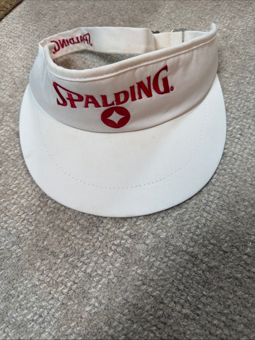 Vintage Spalding visor.